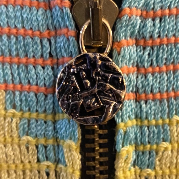 Vintage CHRISTIAN LACROIX,BAZAR abstract pattern,cardigan sweater like new - Picture 4 of 15